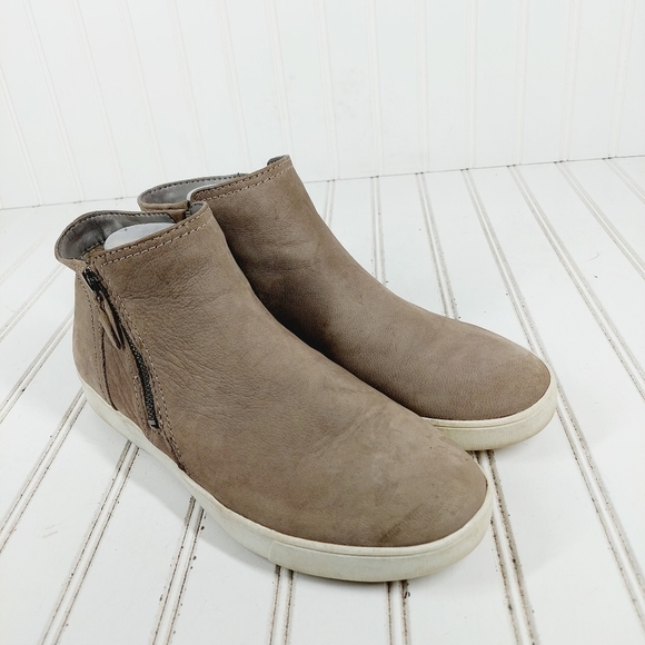 Naturalizer Womens Miranda Tan Brown Leather High Top Sneakers I967 - Picture 4 of 12